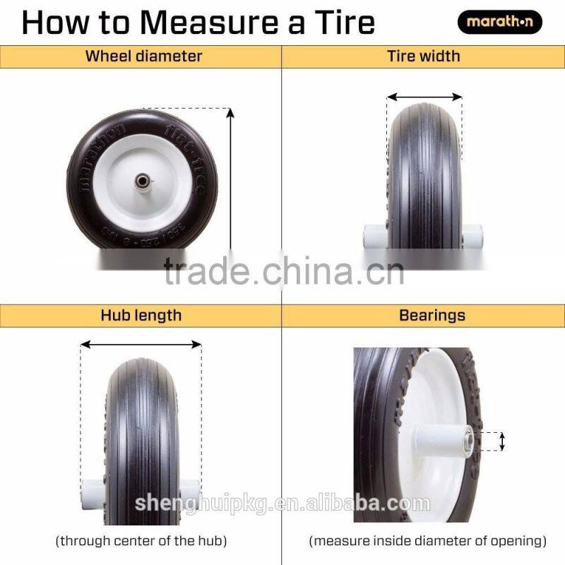 Customized PU foam tire