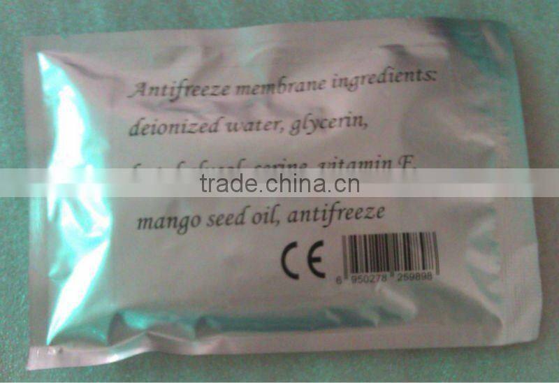 Anti freezing membrane for fat freezing machine