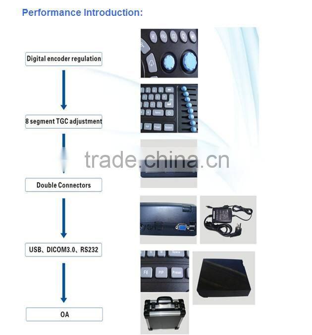 2016 new veterinary laptop ultraaouns machine with 3D function