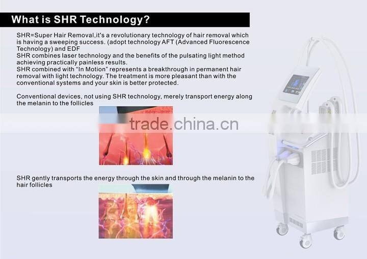 New Year Promotion Vertical IPL OPT SHR hair removal machine
