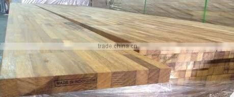 Merbau wood, wood Finger Joint Board for Worktop/flooring/staircase