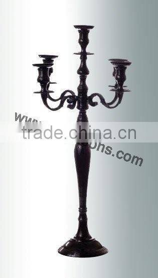 Jet Black Candelabra For party Used And Weddings Decorations