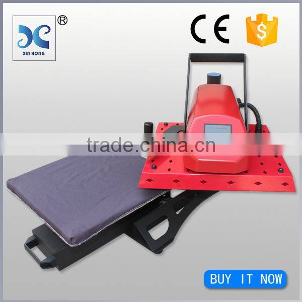 2016 golden supplier high quality swing away manual t-shirt iron-on heat press heat press machine t-shirt