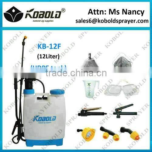 (KB-12F) HDPE material plastic knapsack sprayer 16L manual water sprayer 12L