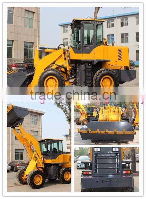 2.5 ton wheel loader for engineering, industrial machine of hoflader with CE certificate