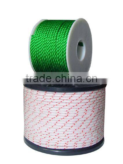 Junchi 100% polyester tenacity high polyester braided rope