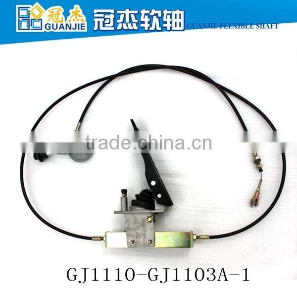 mechanical foot pedal for loader