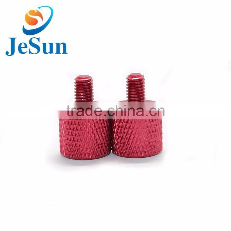 Red anodized thumb screws,aluminum screws