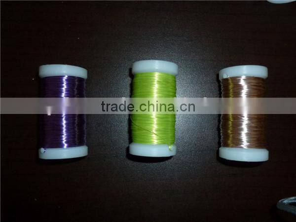 Mixed color beading copper wires gold plated silver wire