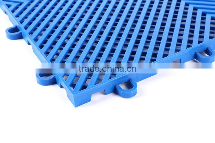 Easy clean DIY interlocking Anti-slip PP tiles For swimming pool