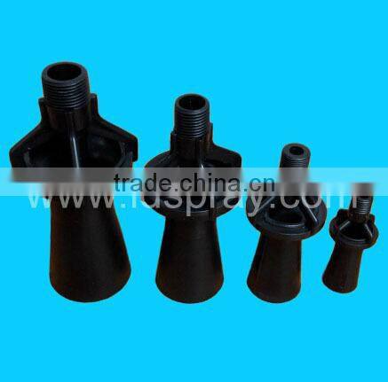 Plastic venturi eductor mixing nozzle