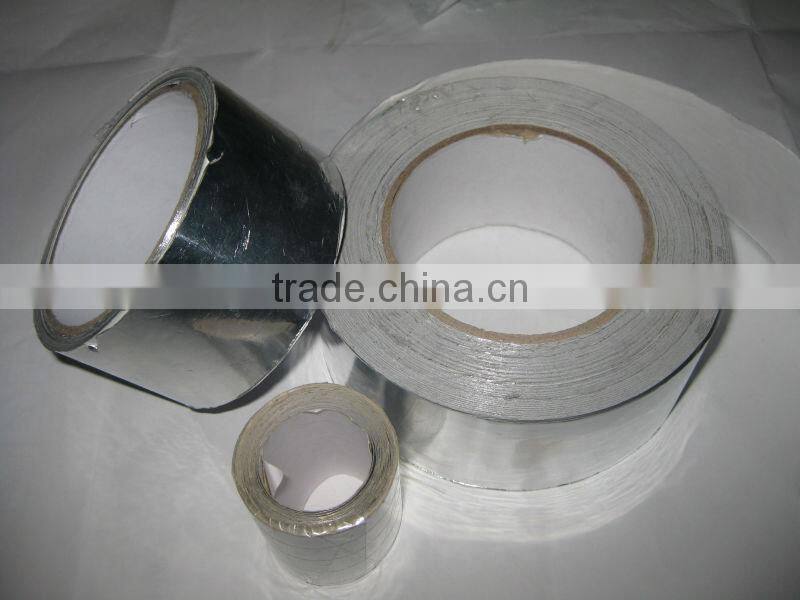 Superpower Aluminum Foil Tape / Low Price Aluminum Tape / Self-Adhesive Reinforced Aluminum Foil Tape