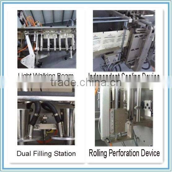 BS-180 Full-Automatic Horizontal Oatmeal cereals small Bag filling sealing Packing Machine for powder and Granule mixture
