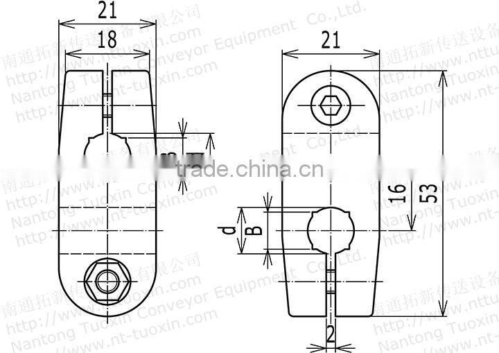 TX-110 Cross Connection Clamps