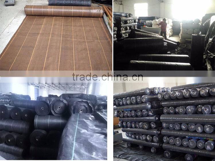 Vegetable growing plastic weed block matting