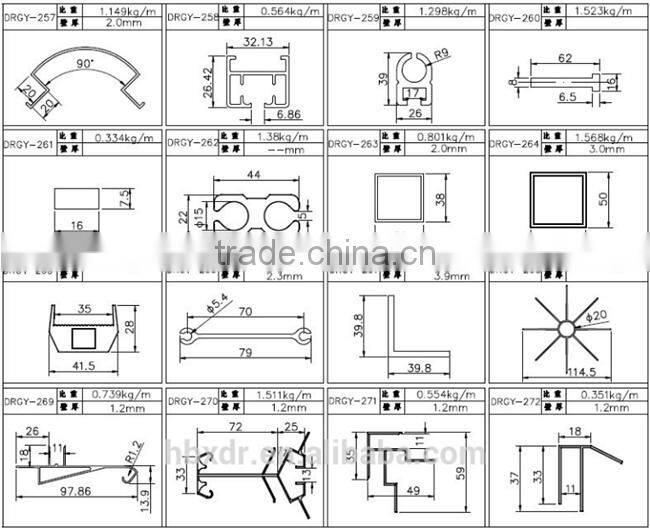 Warehouse storage multi-tier aluminum rack shelf Aluminium Profiles for Industry assembly production Line