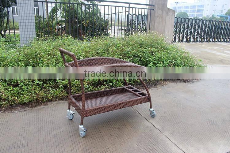 Wicker Furniture Hotel Dining Trolley
