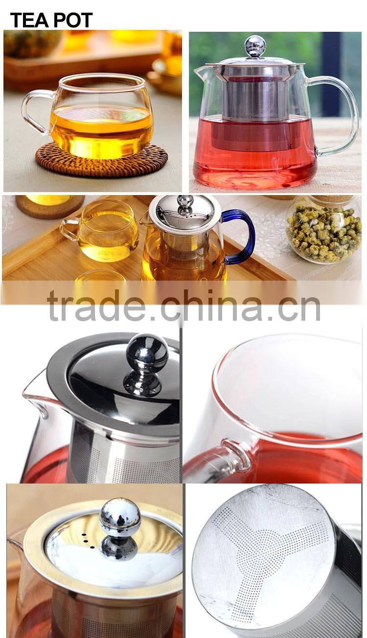TP023(400ML),heat resistant glass teapot