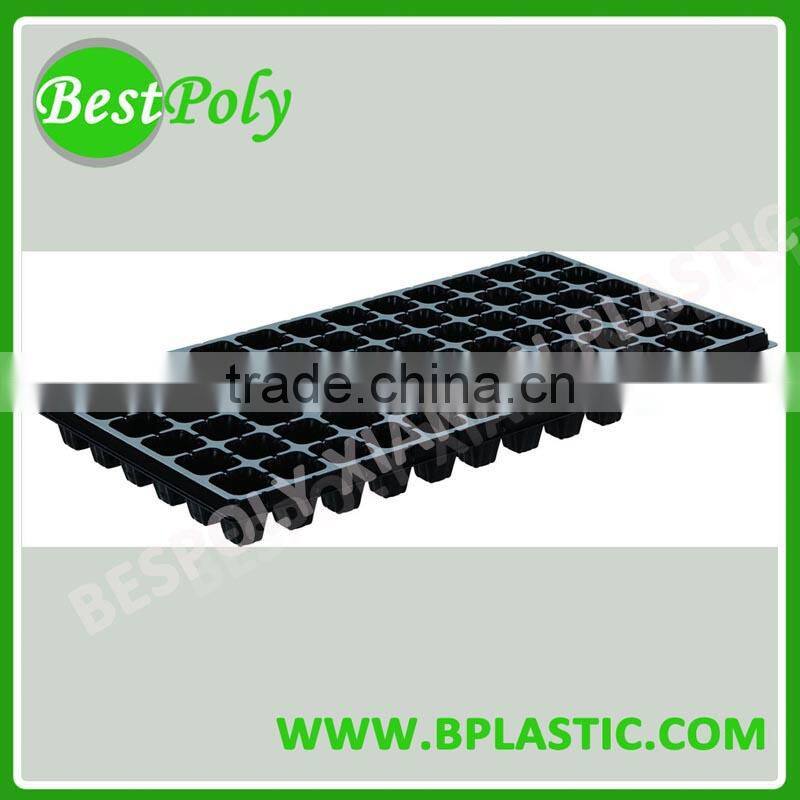 Black plastic nursery plug trays cell seed tray of 32 105 200 288