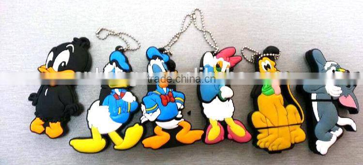 Wholesale 2GB/4GB/8GB pvc creative cartoon USB Flash Drive