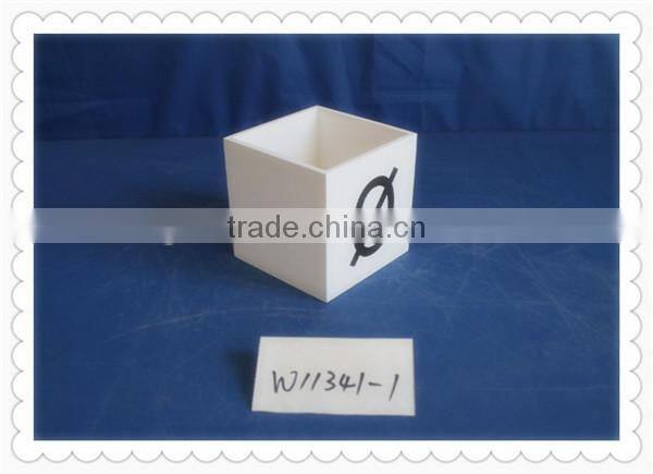 2015 new technique high quality decorative wood pen holder