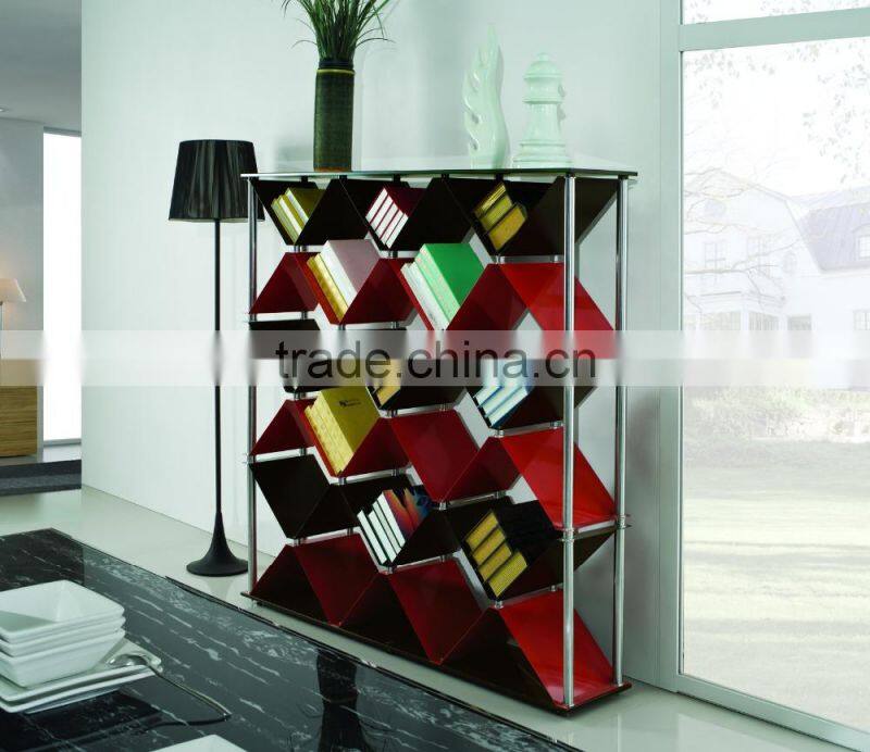 Y04 modern living room showcase corner design showcase cabinet