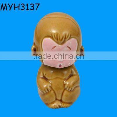 white ceramic horse sculpture