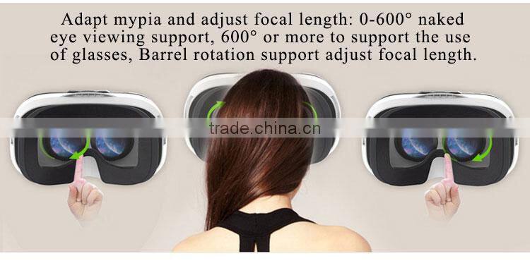 Hot selling android4.0-6.5 inch all in one virtual reality 3d glasses