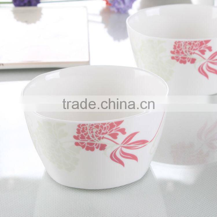porcelain noodle bowl with nice decal
