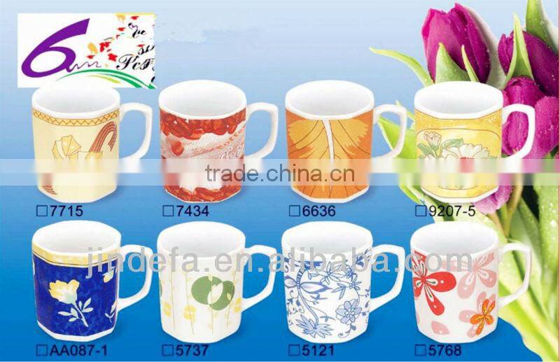 printed ceramic/ fine porcelain crockery coffee cup
