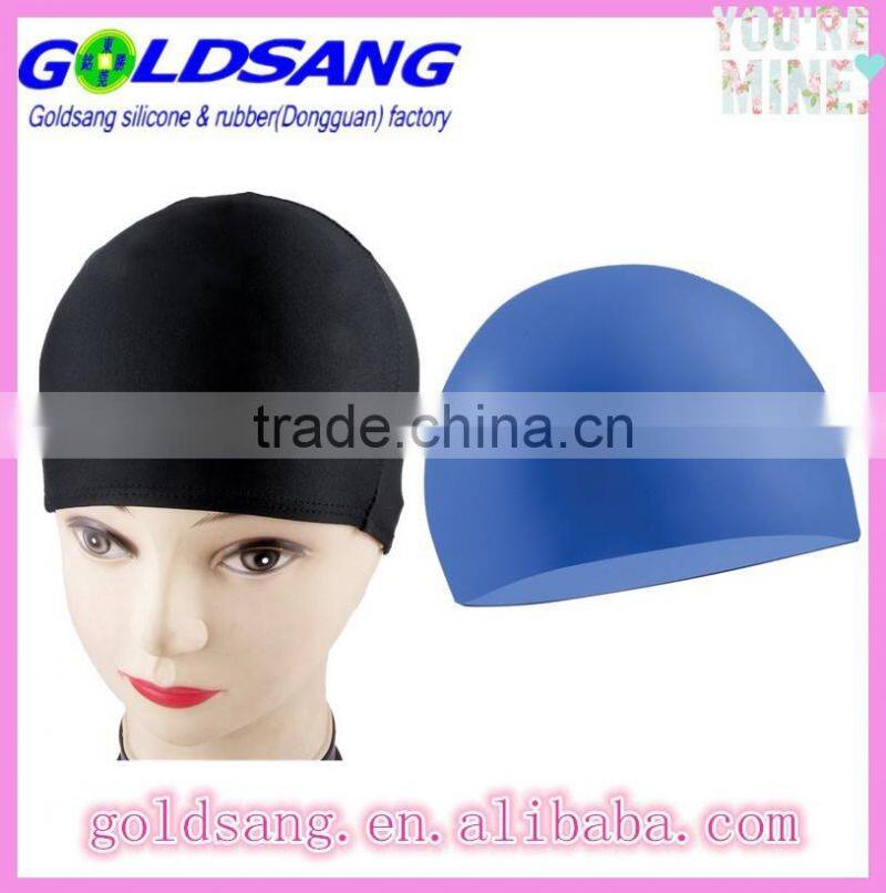 Ladies Unisex waterproof ear silicone swimming cap