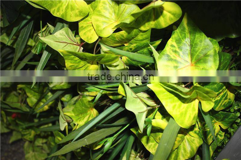 stickers home garden deco 200*200 cm indoor or outdoor artificial corner succulent green climbing plant wall Ezwq10 109