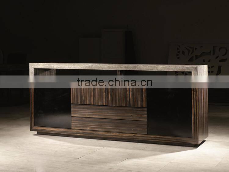 modern marble top and MDF sideboard buffet for home furniture