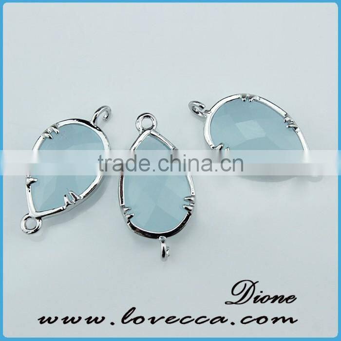 wholesale fashion various colors glass faceted birthstone pendant