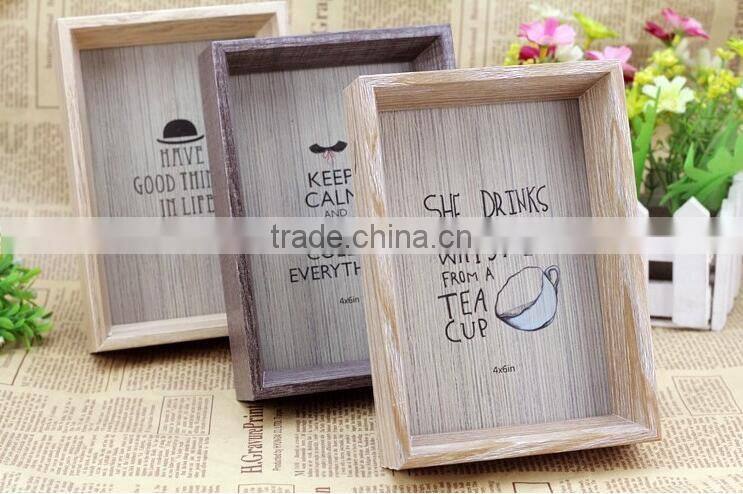 funny fumia wood photo frames