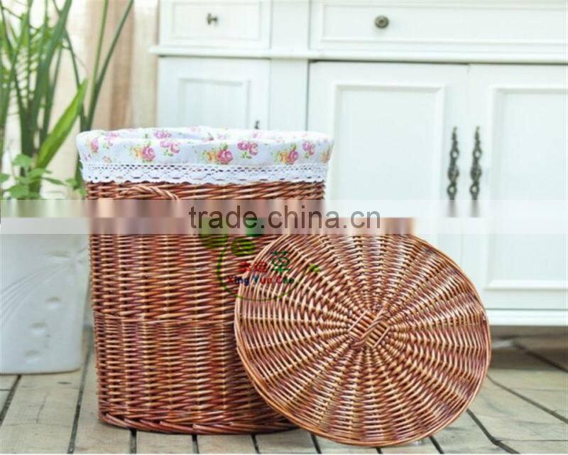 cheap wicker laundry basket The hotel receive basket