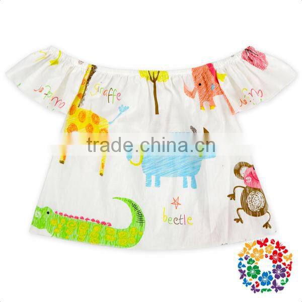 Baby Girls Summer Gift Boutique Cotton Romper Off Shoulder Romper Yellow Flower Flutter Bodysuits