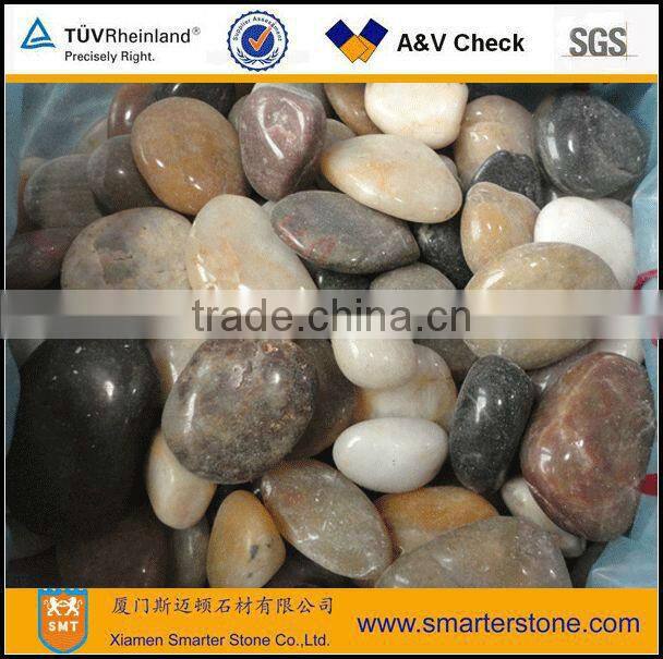 Multicolor Landscape Red Pebbles For Sales