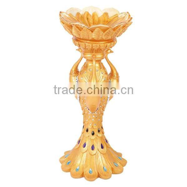 Resin decoration peacock statue