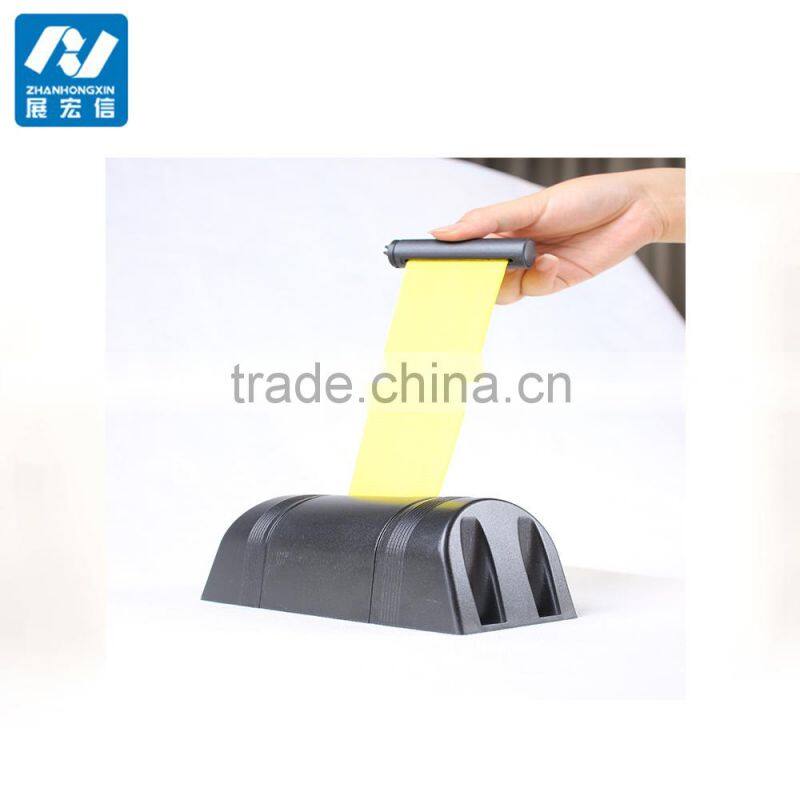 Wall mounting retractable strap barrier/belt queue barrier