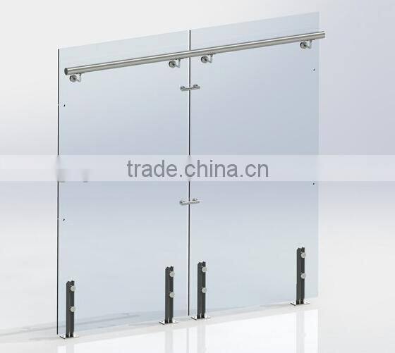 JINXIN stainless steel railing_mini post balcony design spigot for glass pooling fence