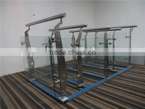 Stainless Steel Project Balustrade With Special Glass Spider