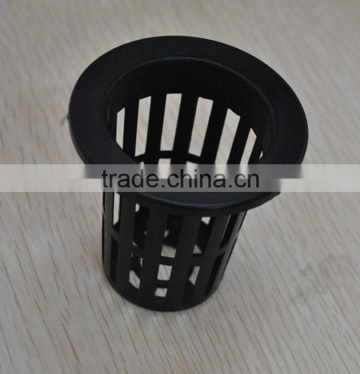 5cm PP Plastic Mesh Cups Aquaponic system Black net Planting pots
