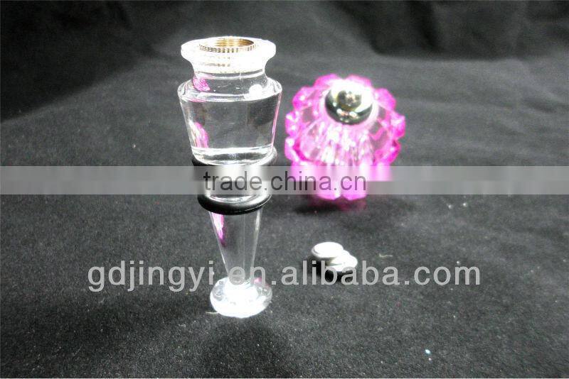 High quality LED silicone acrylic wine bottle stopper
