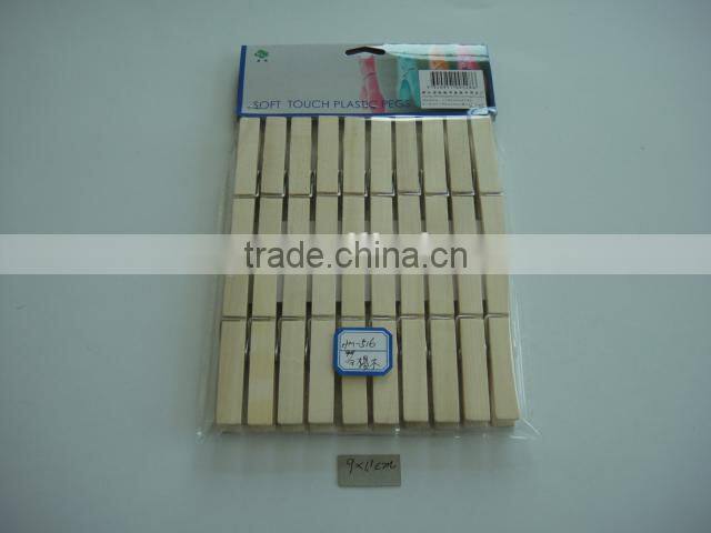 wooden bamboo colourful clothes hangers Plastic clothespin/clothes peg/clothes clip