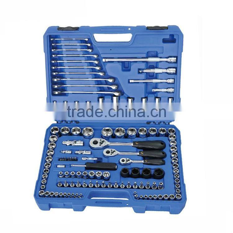 121pcs 1/4,3/8,1/2 Drive Standard Metric Socket Wrench Set
