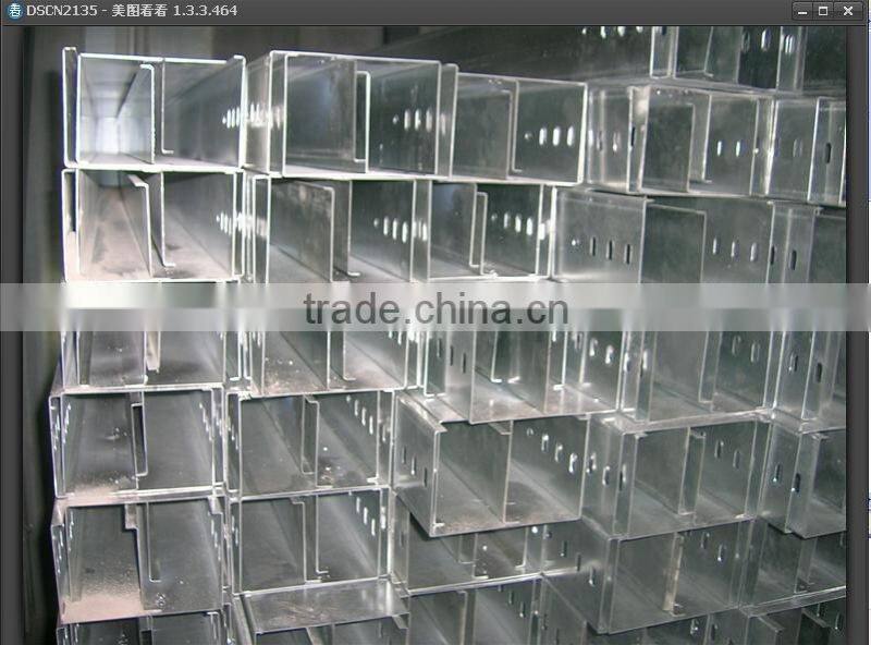 Unbelievable galvanized steel channel solid cable tray with reasonable price