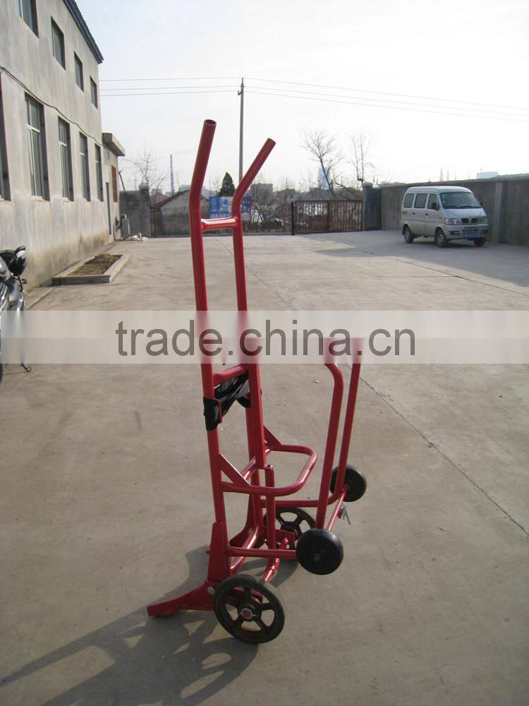 heavy duty 800kg load capacity oil drum steel hand trolley