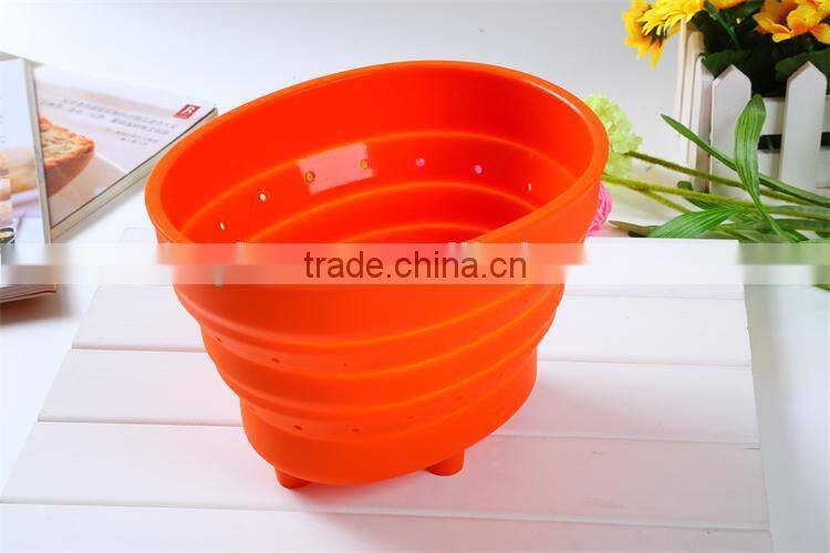 Silicone garbage bucket fashion sundries basket waste basket