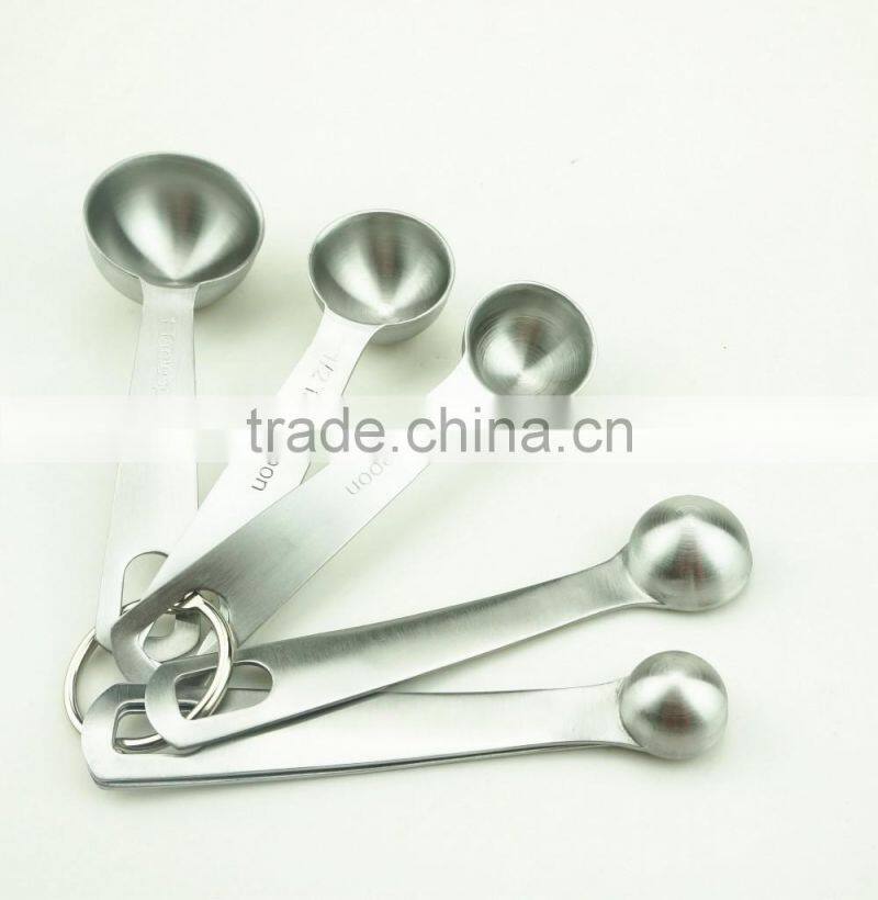 42139 6pcs Stainless Steel Nesting Measuring Cups and Spoons Set